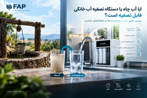 تصفیه آب چاه با دستگاه تصفیه آب خانگی